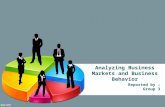 Analyzing Business Markets and Business Behavior