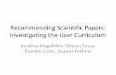 Recommending Scientific Papers: Investigating the User Curriculum