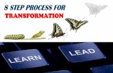 8 step process for transformation by Robin Sharma