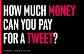 How much does a tweet cost?