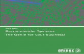 BRIDGEi2i Whitepaper - Recommender Systems: The Genie for your business
