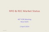 RPO & REC Status for FY13-14