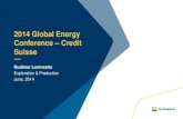 2014 Global Energy Conference – Credit Suisse