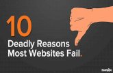 10 Deadly Reasons Most Websites Fail