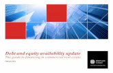 Debt and equity availability update: The guide to financing in commercial real estate