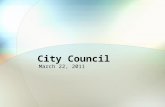 City Council March 22 - Water Bill Online Payment