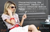 Characterizing the Emotional Impacts of Haptic-Enhanced Mobile Media
