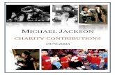 Michael Jacksons Humanitarian Efforts 1979 To 2003