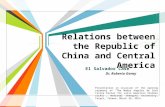 Relations between the Republic of China and Central America: El Salvador Case