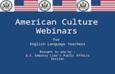 [RELO] American Culture Series: Exploring Frontiers
