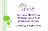 Bulimia warning signs