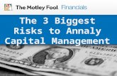 The 3 Biggest Risks to Annaly Capital Management