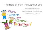 The role of play throughout life