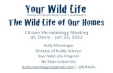Citizen Science & Wild Life of Our Homes