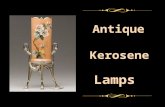 Antique kerosene lamps