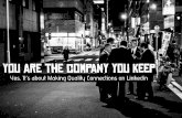 You are the Company You Keep