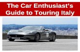 The Car Enthusiast’s Guide to Touring Italy
