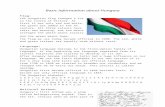 Basic information about hungary booklet