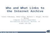 Who and What Links to the Internet Archive