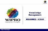 WIPRO - Knowledge Management