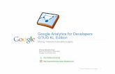 Google Analytics for Developers: GTUG KL Edition