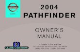 2004 PATHFINDER OWNER'S MANUAL