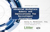 Advanced Workplace Robots and Implications for Recruitment Strategies (Garry Mathiason)