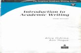 Introduction to academic writing