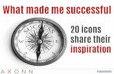 What made me successful: 20 icons share their inspiration