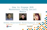 How to Engage B2B Marketers Using Social Media