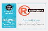BlogWell Dallas Social Media Case Study: RadioShack, presented by Cosmin Ghiurau