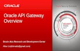 Oracle api gateway overview