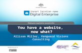 You have a website - now what? Nov 13