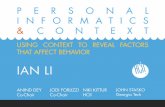 Thesis Defense - Personal Informatics and Context: Using Context to Reveal Factors that Affect Behavior