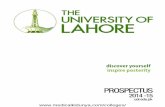 UOL Prospectus 2014 The University of Lahore