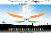 Transforming india into the superpower