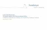 hawkeye Webinar: Increase Sales with Personalized URLs