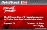 The Efficient Use of Cyberinfrastructure  to Enable Data Analysis Collaboration