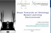 Steps towards on Ontology based Learning Environment