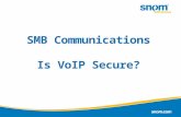 SMB Communications - is VoIP secure?