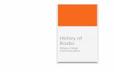 History of Mass Communication (Radio)