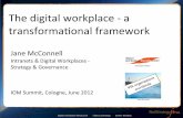 Digital workplace, a transformational framework