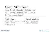 Peer Stories: How RightScale Achieved PCI on Cloud Infrastructure