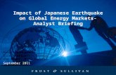 Impact of Japanese Earthquake on Global Energy Markets