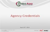 ComboApp agency credentials
