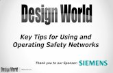 Key Tips for Using and Operating Safety Networks