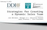 NCCET Webinar - Strategies for Creating a Dynamic Sales Team