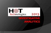 Hot Technologies of 2013: Investigative Analytics