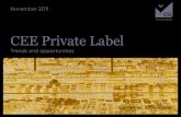 CEE Private Label Trends