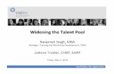 2010 ALLIES Learning Exchange: Widening the Talent Pool
